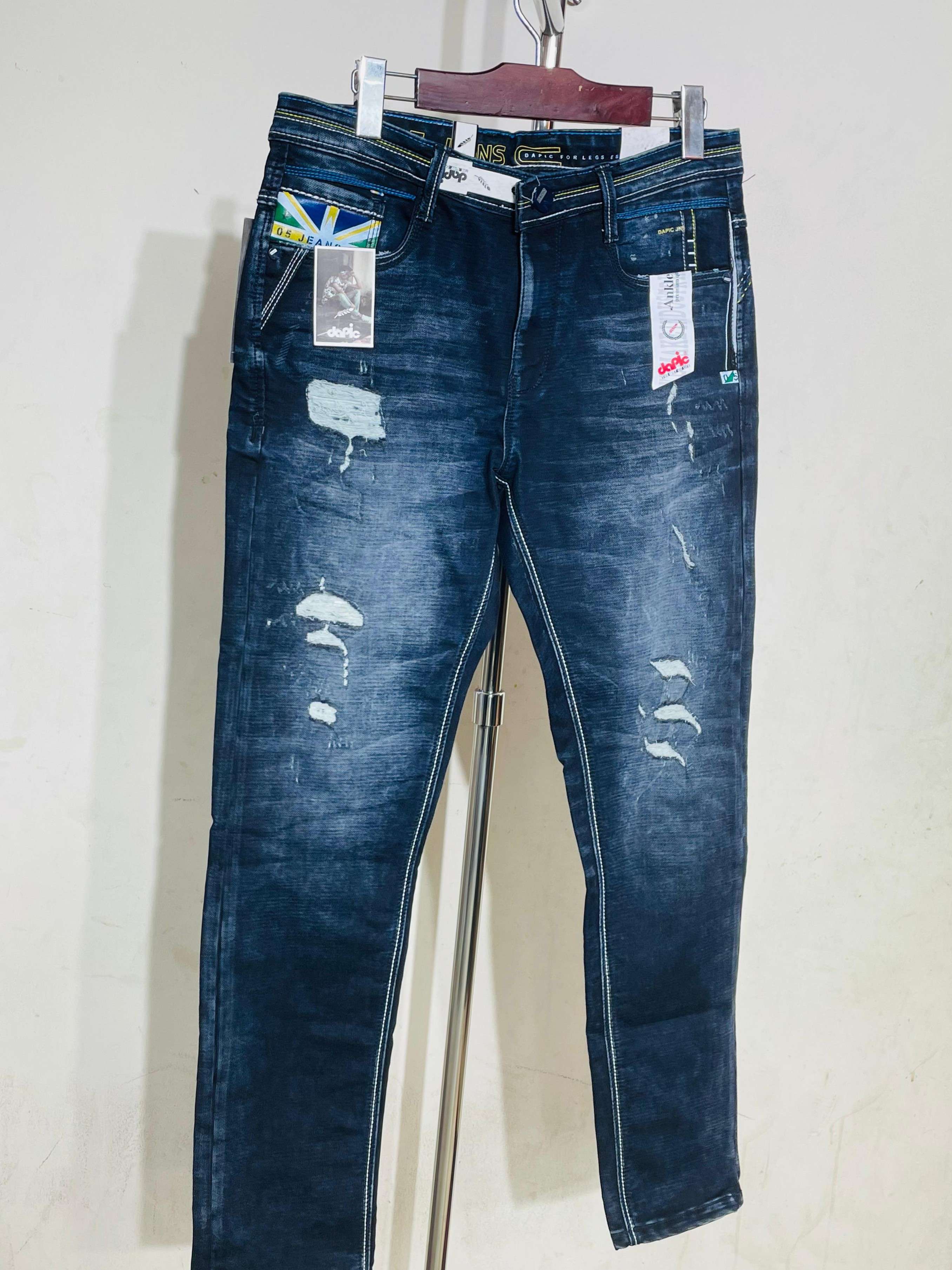 Dapic Slim Fit Denim Jeans || Superb