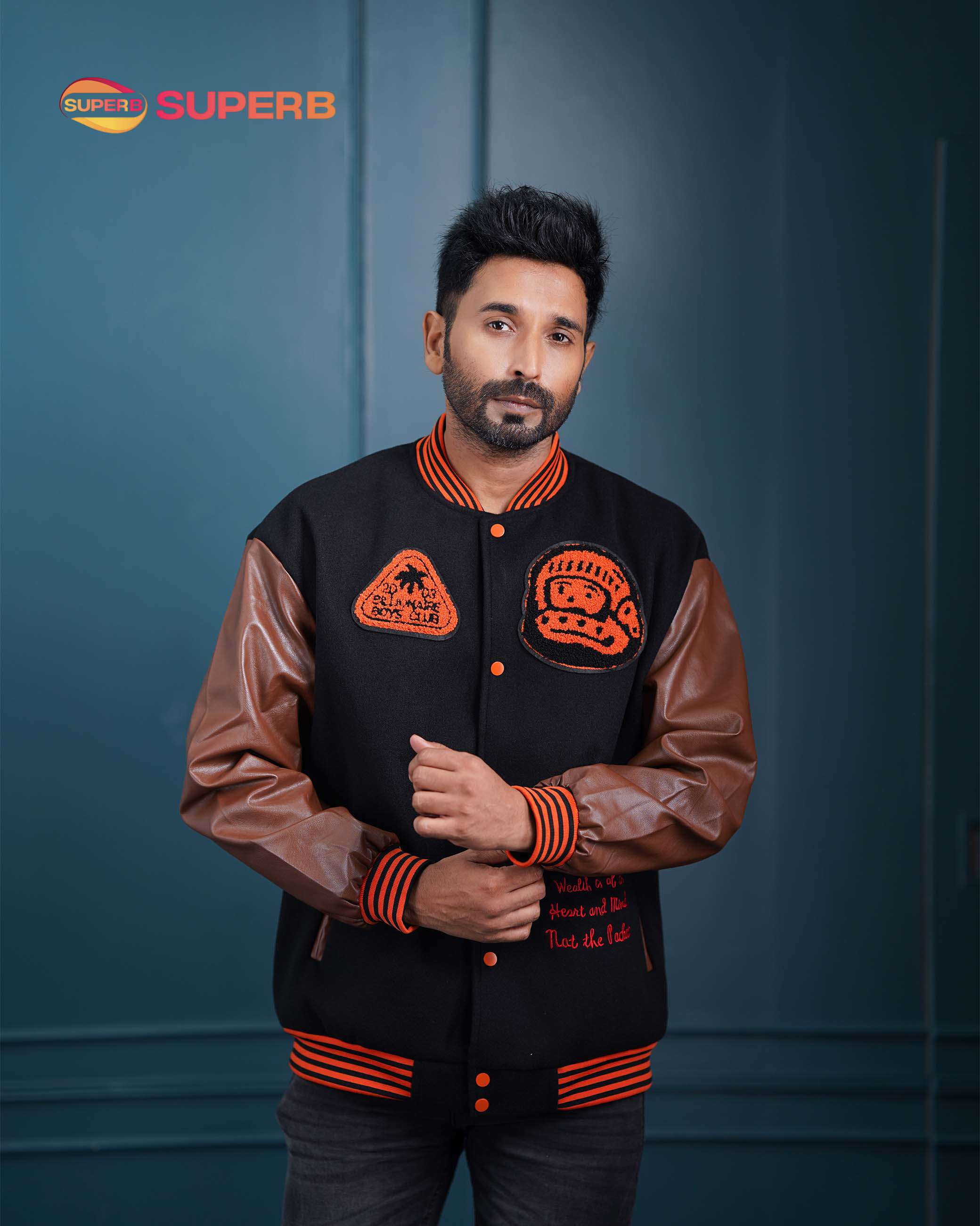 Men's - Varsity Jacket - Chocolate