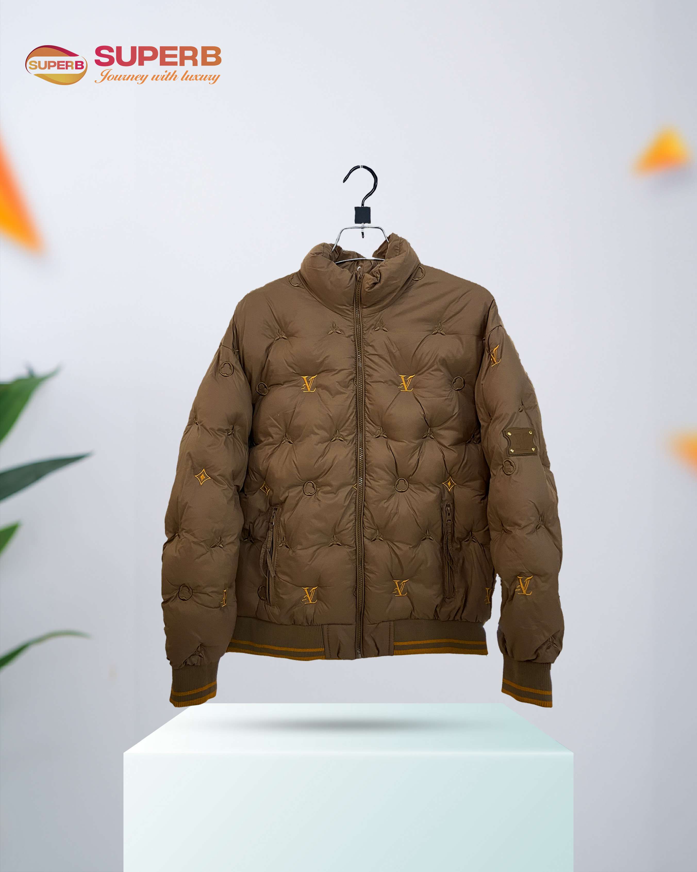 Core Puffer Jacket – Louis Vuitton Premium Outerwear | Superb Lifestyle - Brown