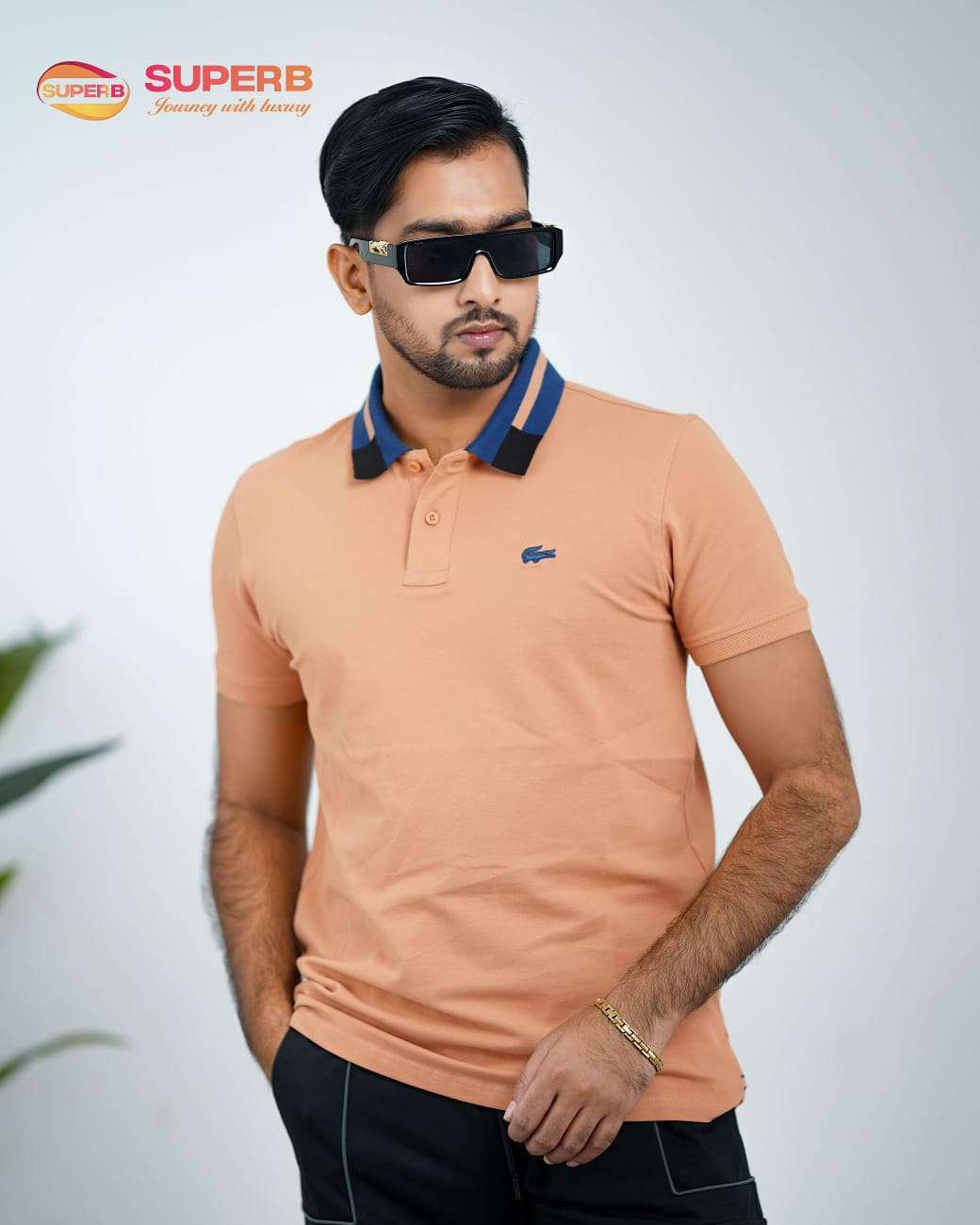 Lacoste Premium Piqué Polo T-Shirt –V4 || Superb - Beige