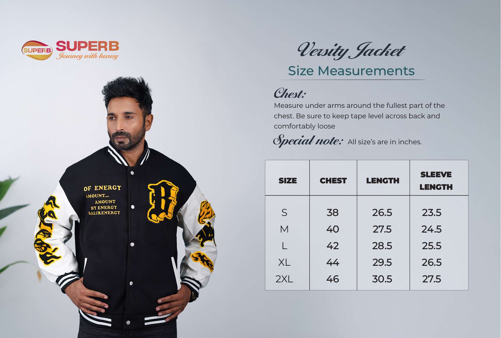 Men's - Varsity Jacket - 