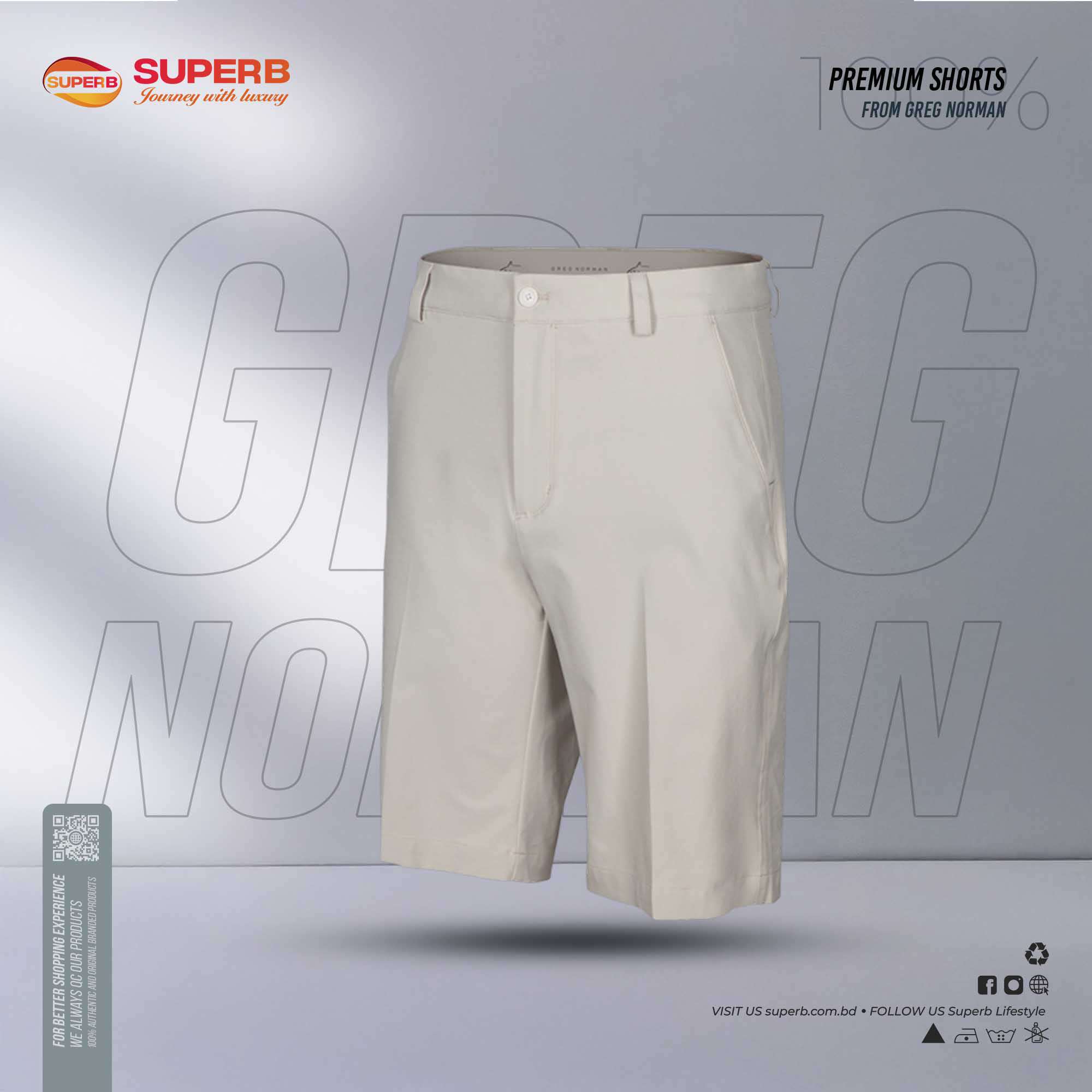 GREGNORMAN SHORTS | Superb Lifestyle - Beige