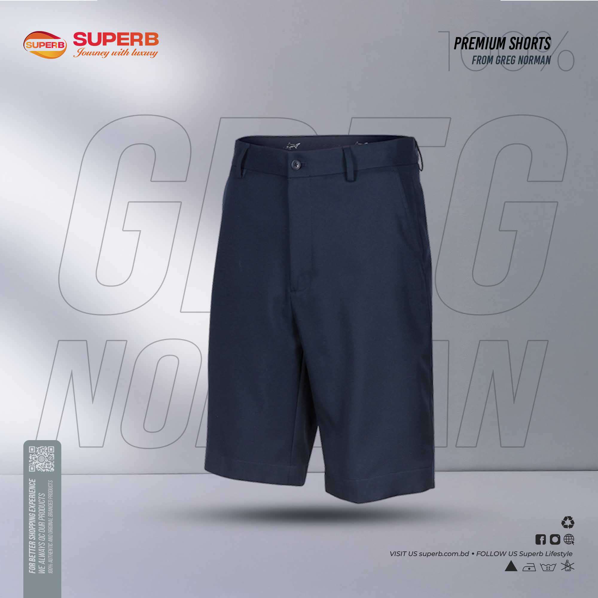 GREGNORMAN SHORTS | Superb Lifestyle - Dark Navy