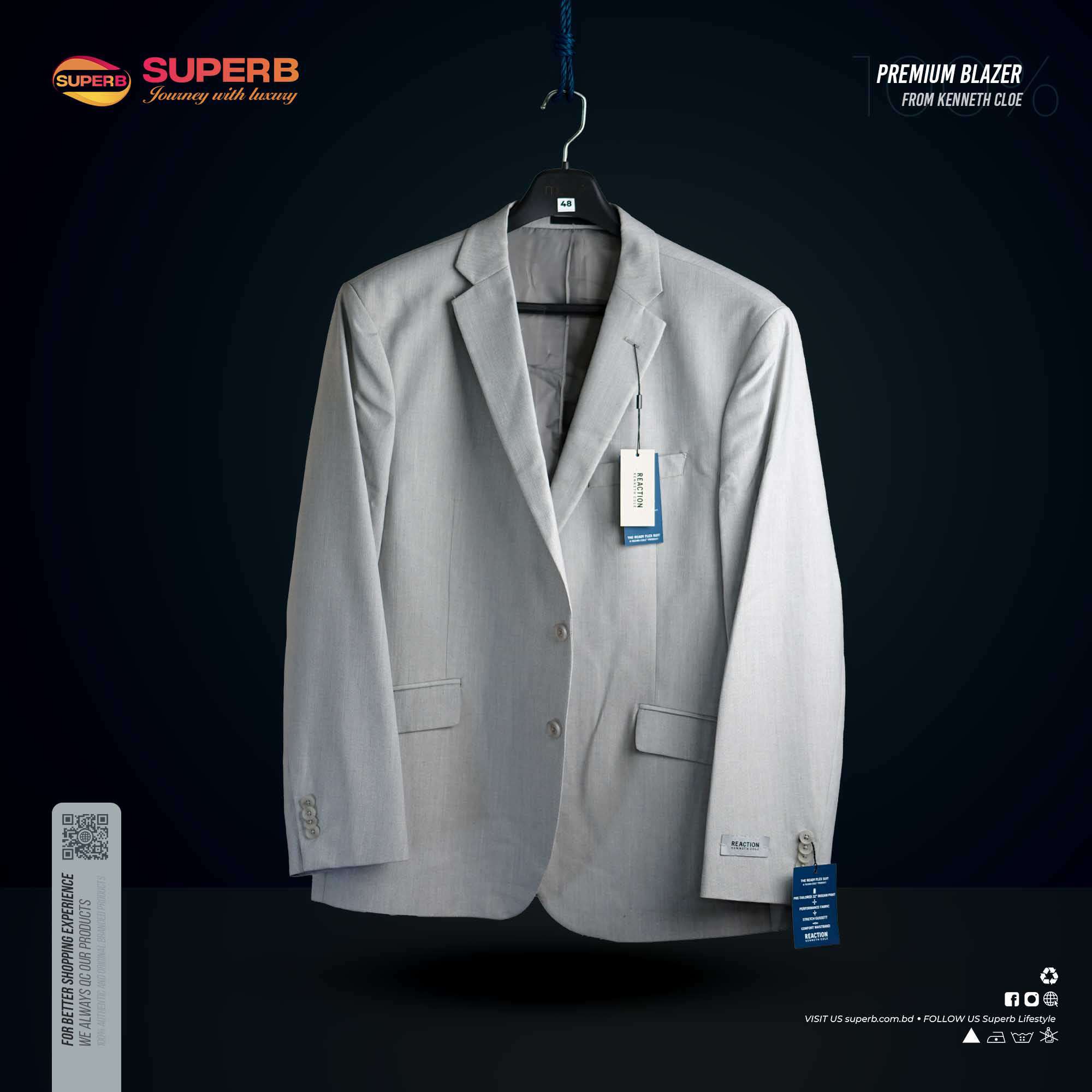 Kenneth Cole-Blazer - Ash