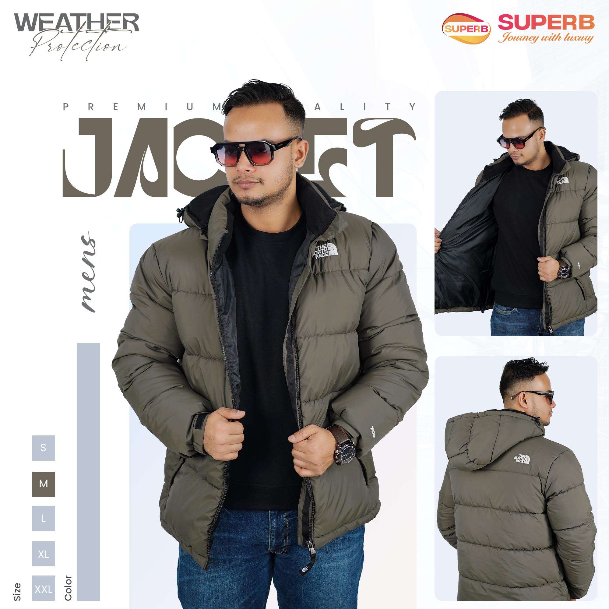 The North Face-Men’s Big 1996 Retro Nuptse Jacket || Superb Lifestyle - Bronze