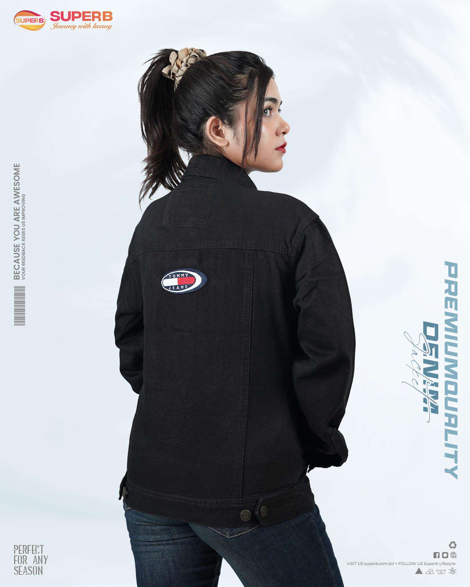 Tommy Jeans Signature Denim Jacket || Superb Lifestyle - 