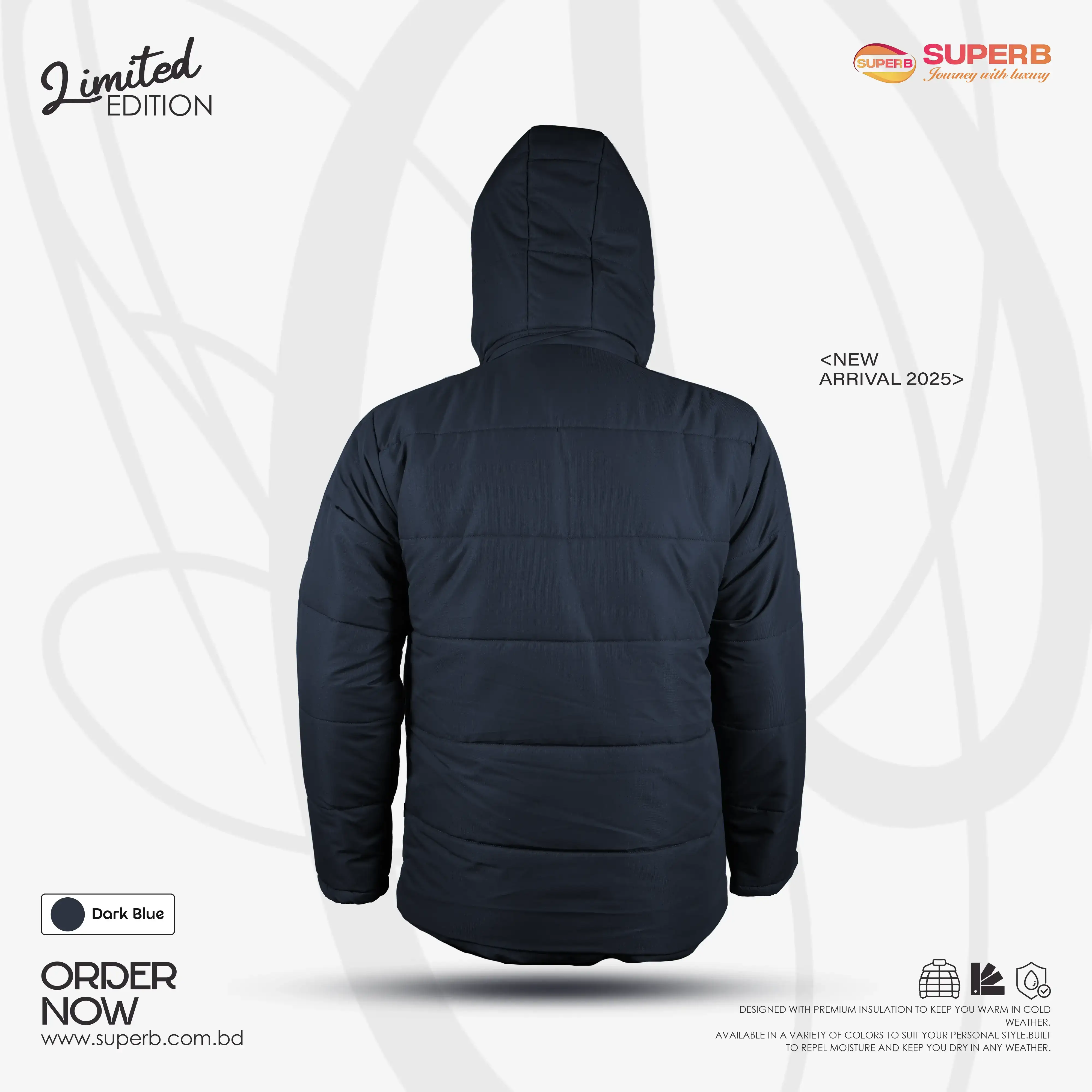 Adidas Premium Sherpa Heavy Hooded Jacket | Extreme Cold Protection -35°C || Superb - 