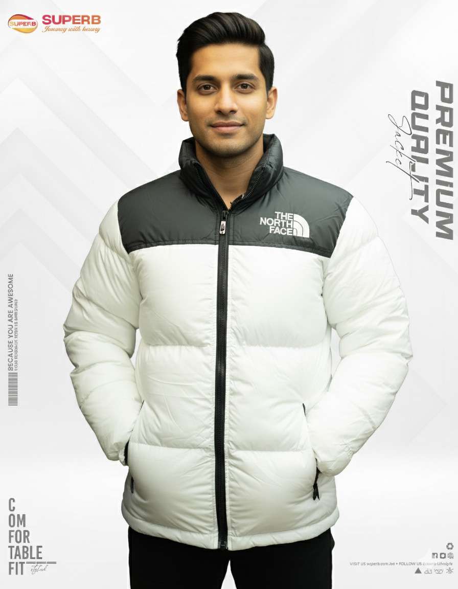The North Face 1996 Retro Nuptse 700 Series High-Neck Jacket | 2025 Premium Winter Edition - White