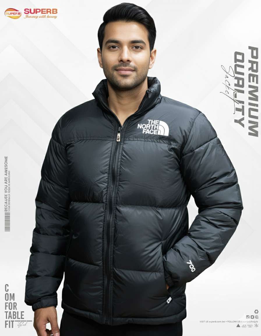 The North Face 1996 Retro Nuptse 700 Series High-Neck Jacket | 2025 Premium Winter Edition - Black