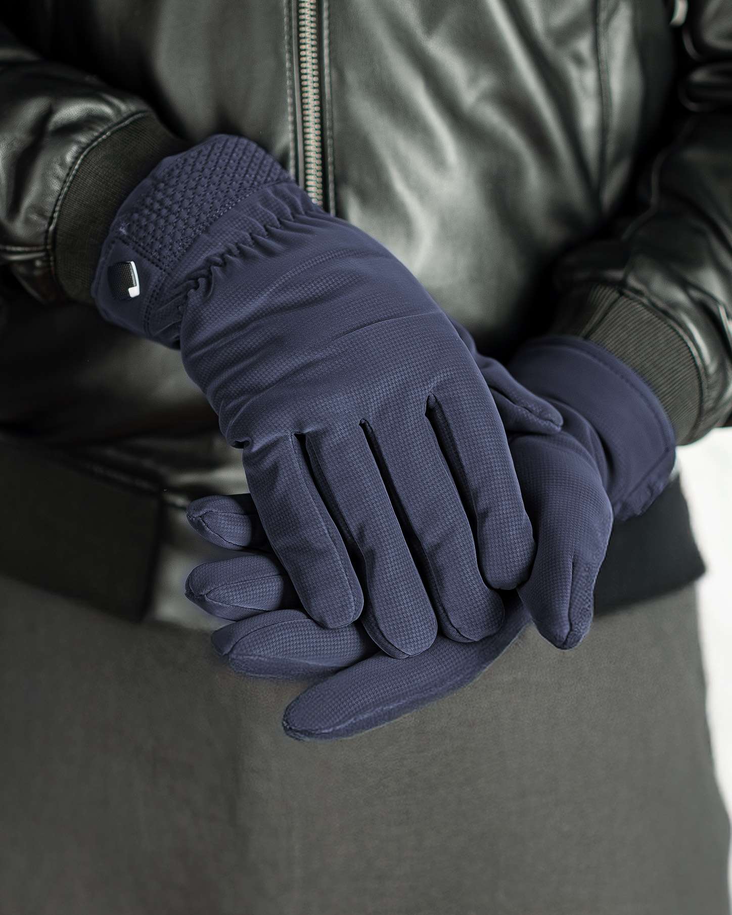 Comfort Fit Imported Gloves - Style for Your Hands || Superb - Navy