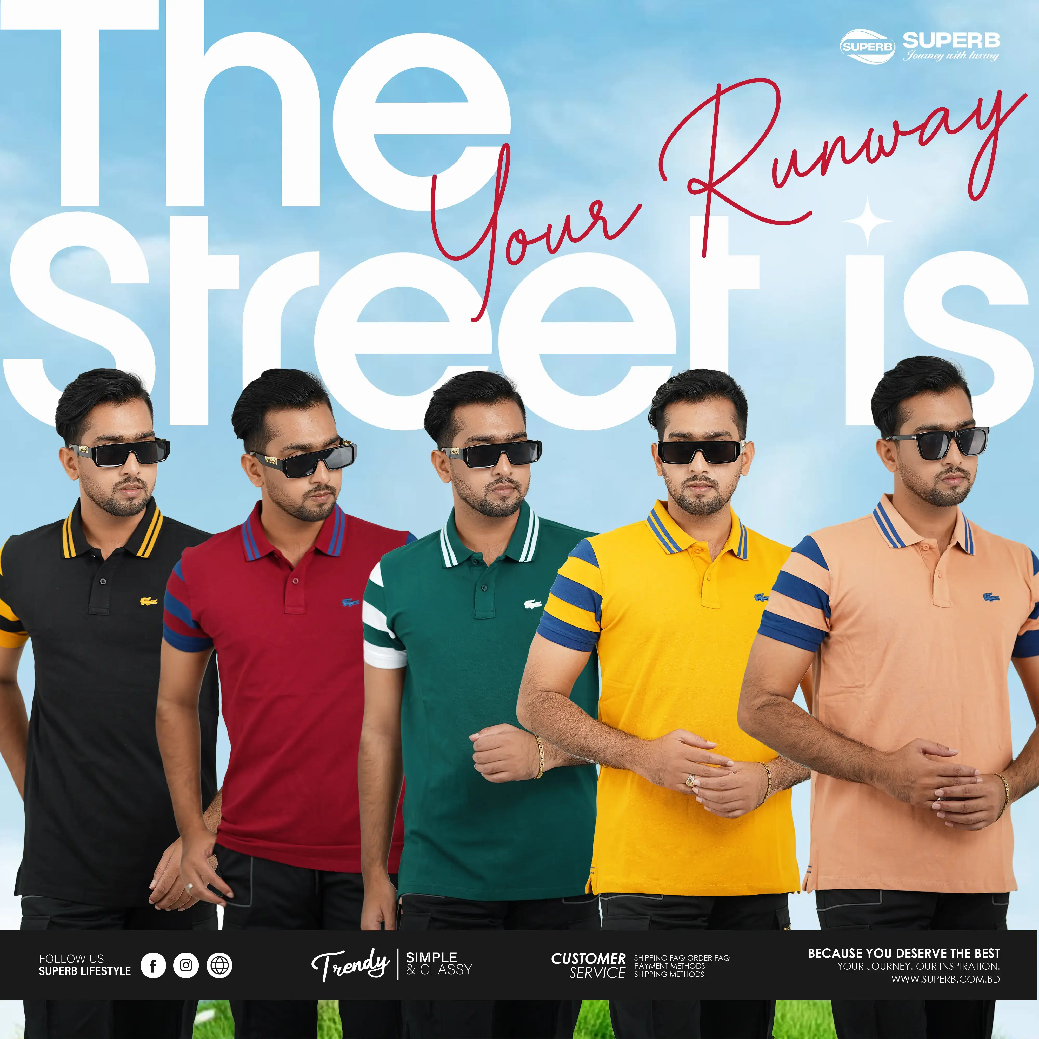 Lacoste Polo T-shirt – Classic Piqué Knit with Signature Crocodile Logo-V1 || Superb