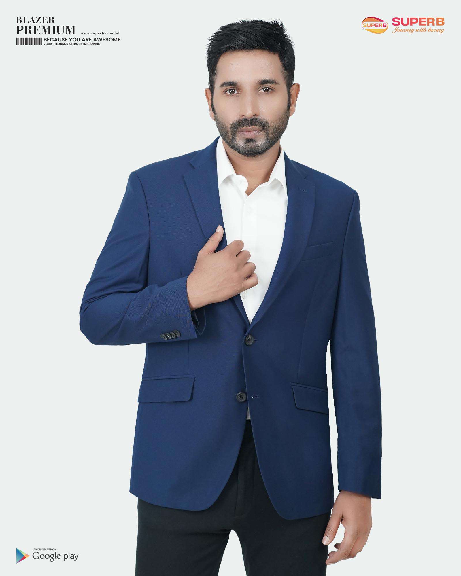 Kenneth Cole Reaction Men's Premium Flex Blazer || Superb