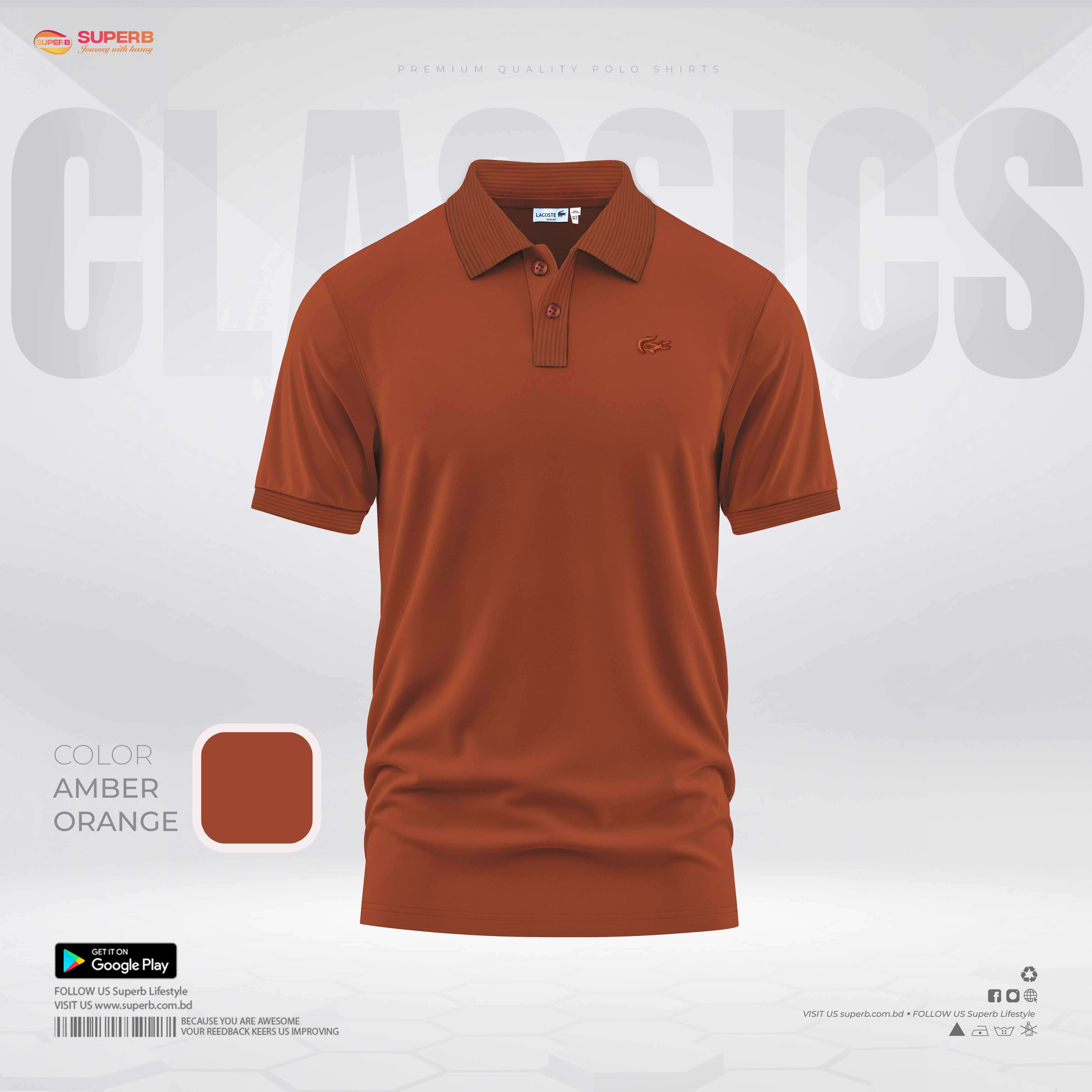 Lacoste Classic Polo - Multiple Color Choices-L-N || Superb