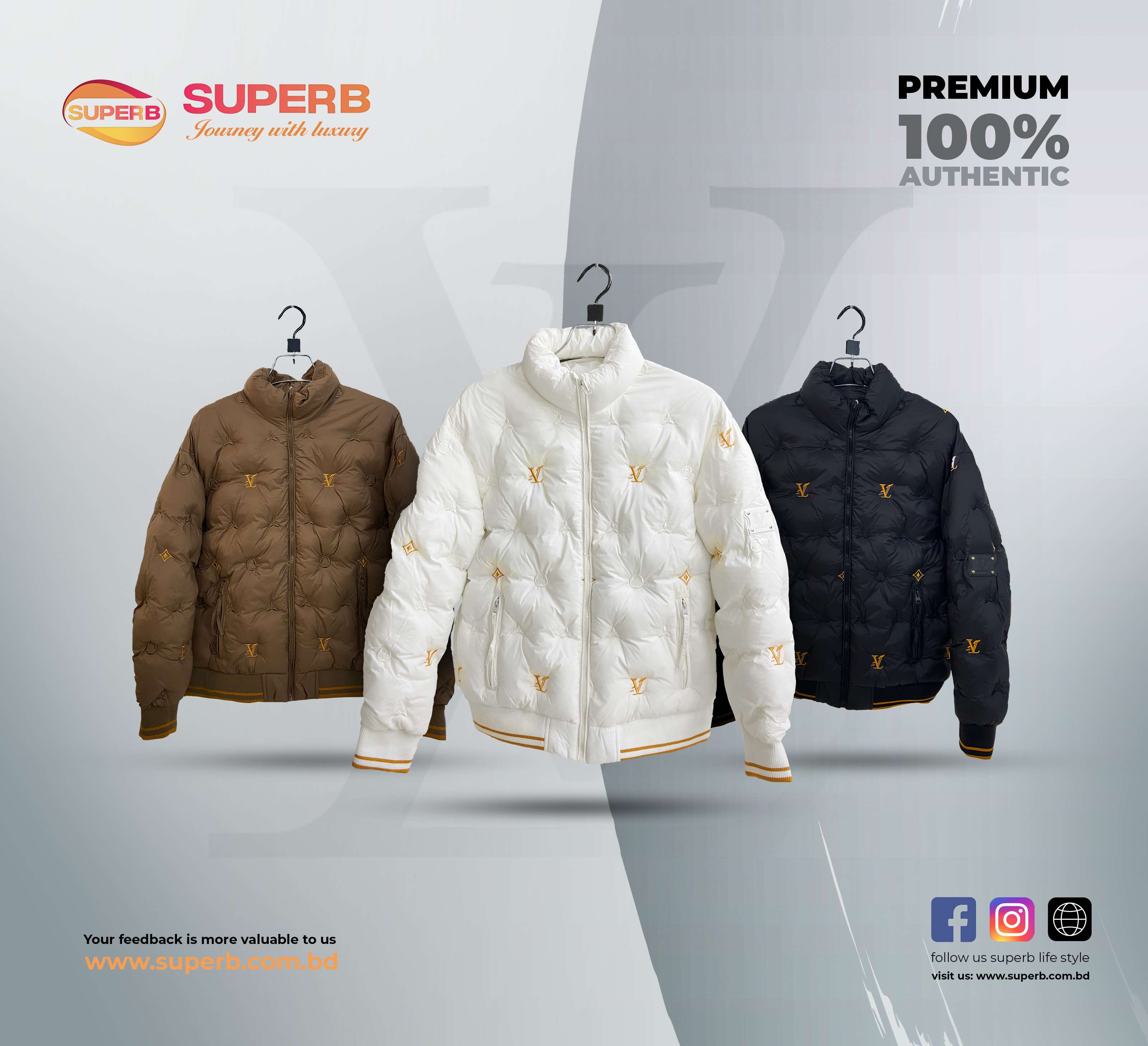 Core Puffer Jacket – Louis Vuitton Premium Outerwear | Superb Lifestyle