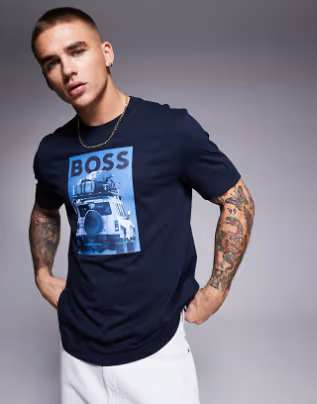 BOSS Orginal T-Shirt – Adventure-Inspired Jeep Print – Regular Fit || Superb