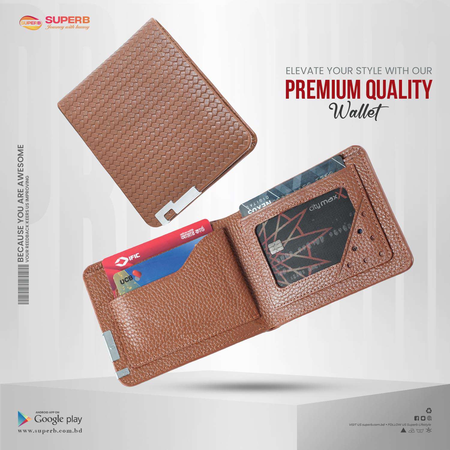 Premium Leather Wallet || Superb Lifestyle
