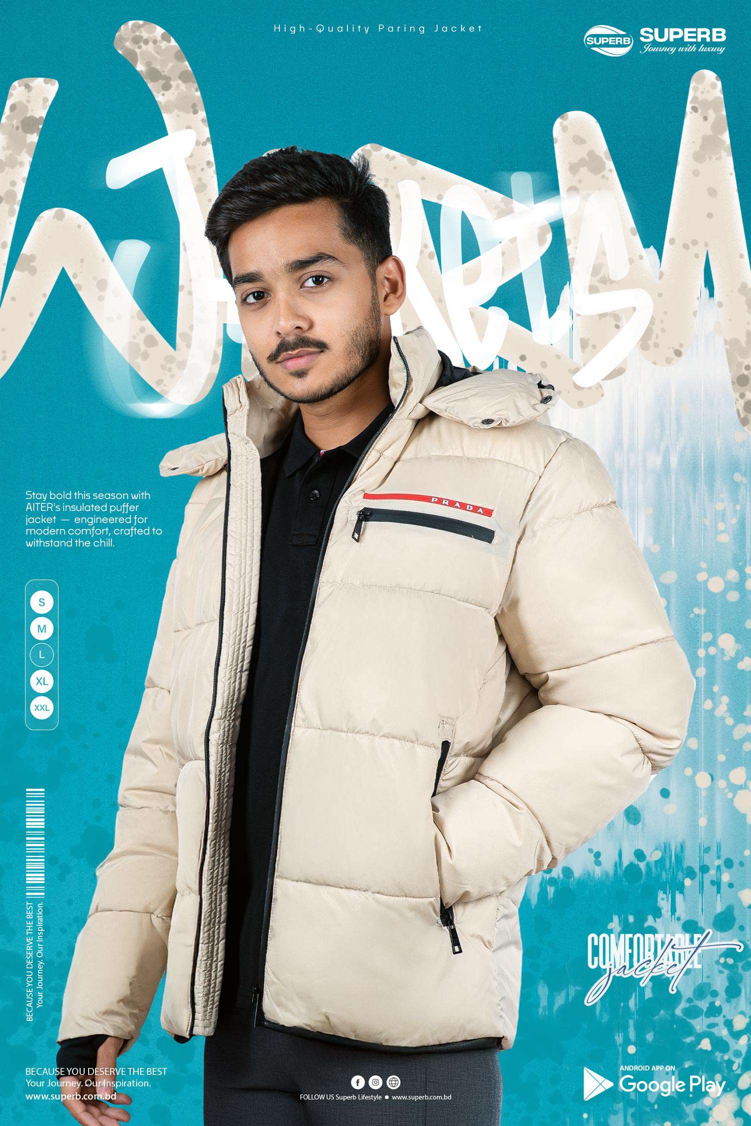 Prada Premium Insulated Puffer Jacket | Designed for Extreme Winter Comfort