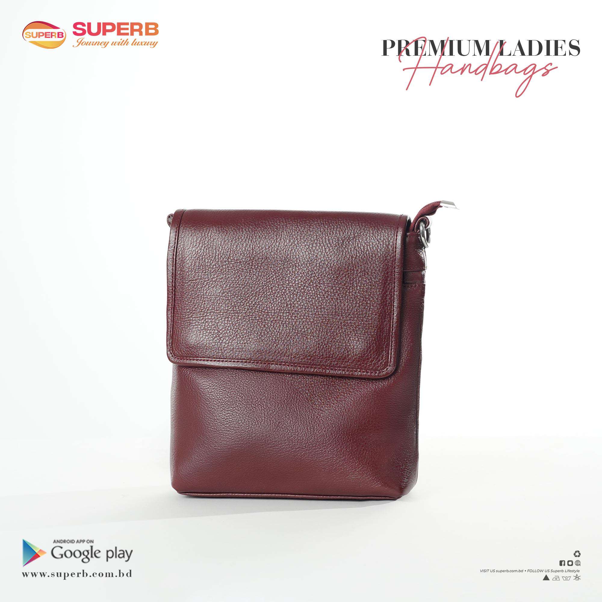 Leather Crossbody Bag - Elegant & Functional || Superb