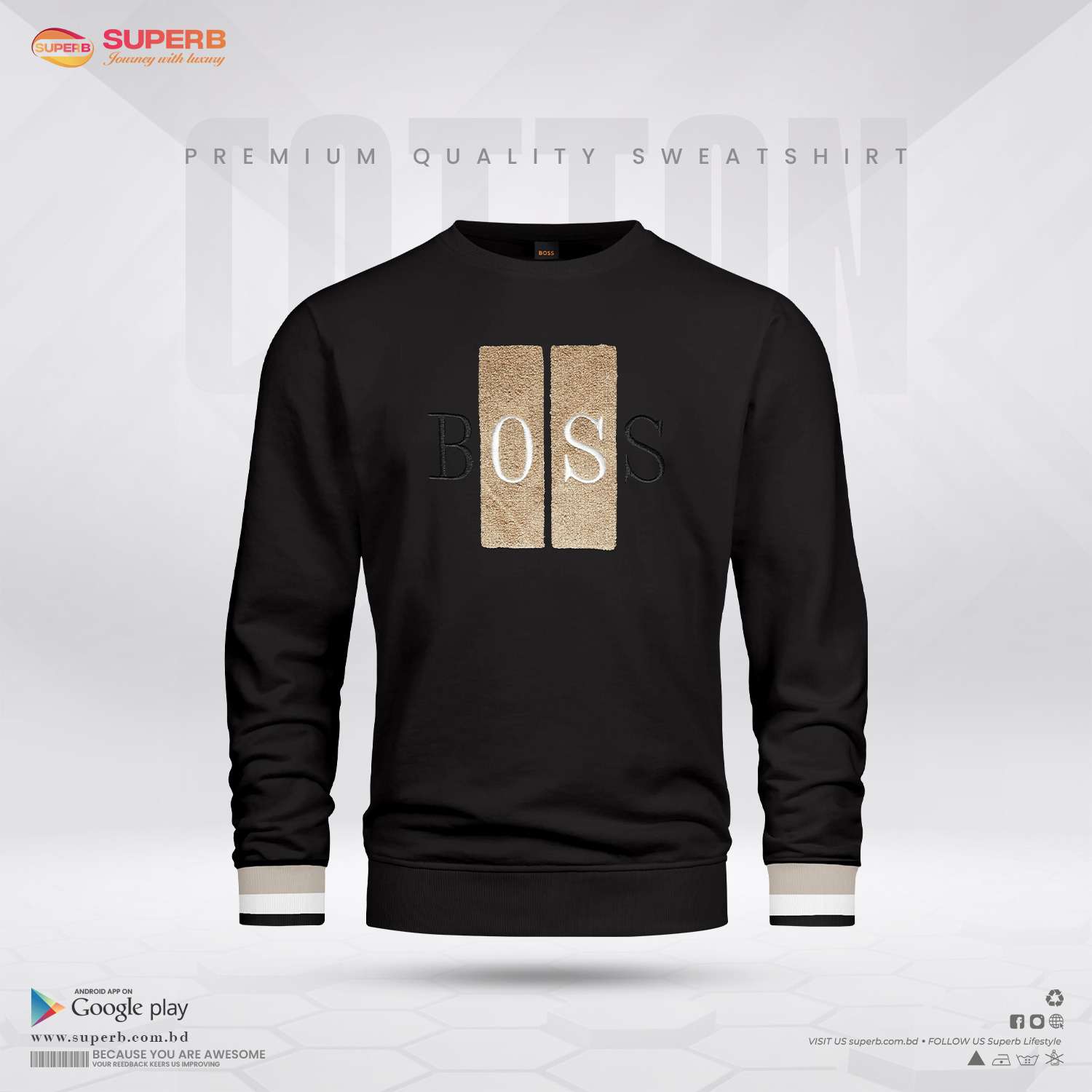 BOSS Premium Quality Sweatshirt | Superb