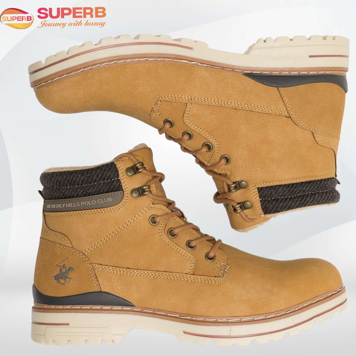 Beverly Hills Polo Club Winter Boots – Faux-Leather Warm-Lined Ankle Boot | Superb