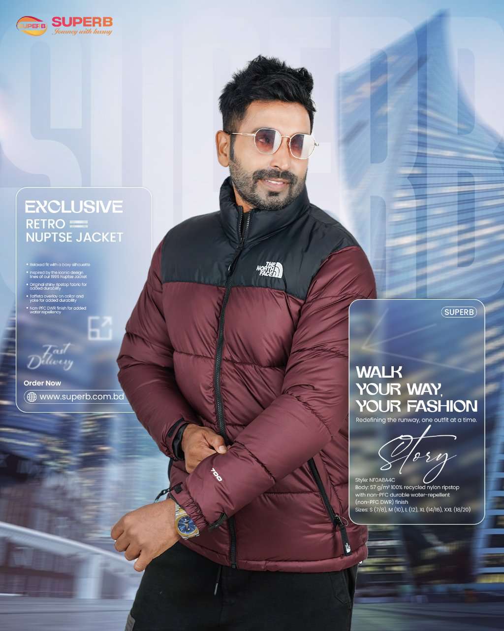 The North Face Padded Jacket – Premium Outerwear Collection | Superb Lifestyle