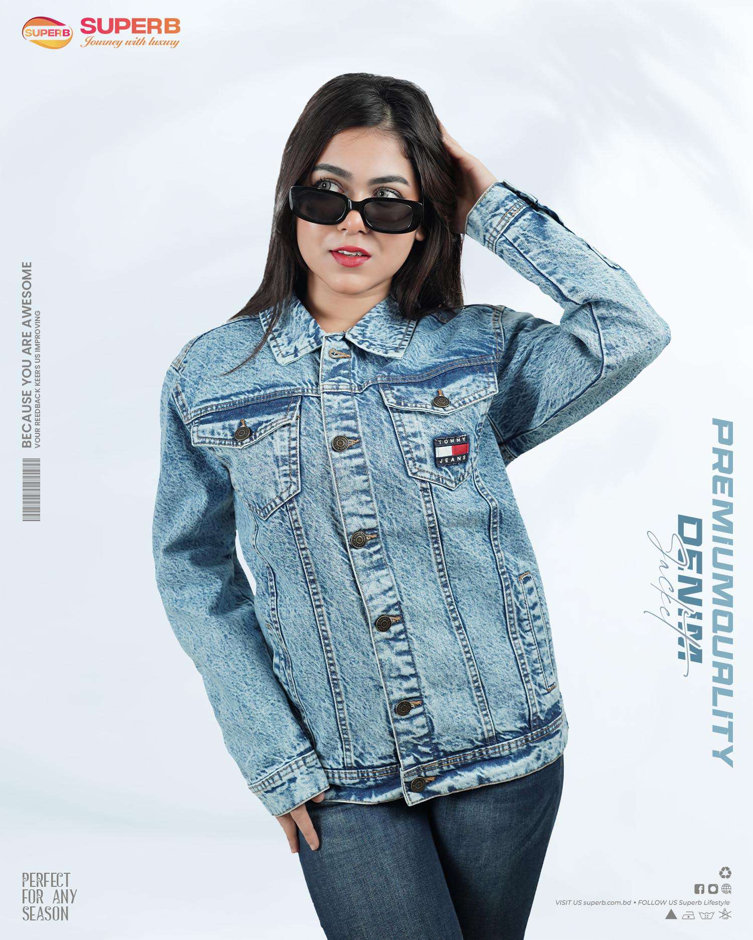 Tommy Jeans Signature Denim Jacket || Superb Lifestyle