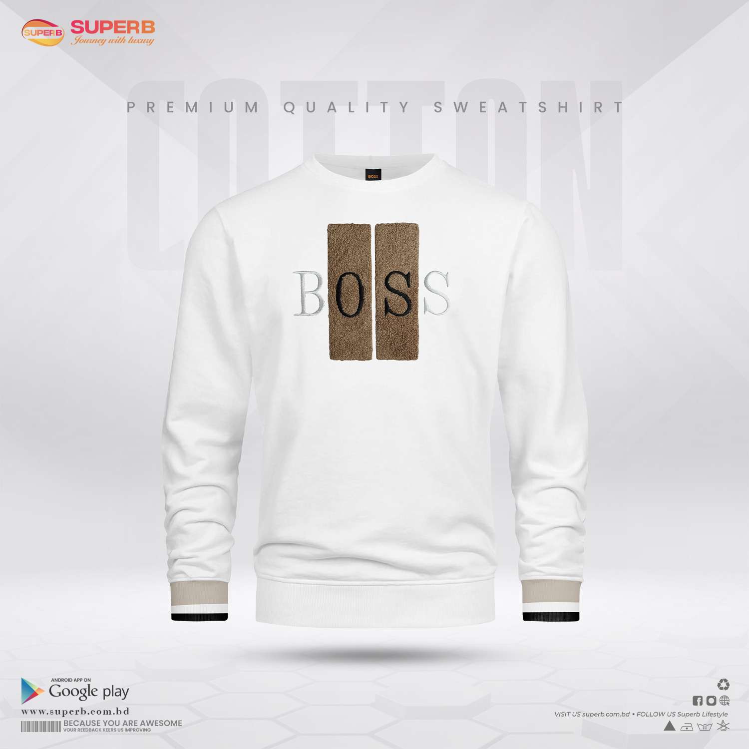 BOSS Premium Quality Sweatshirt | Superb