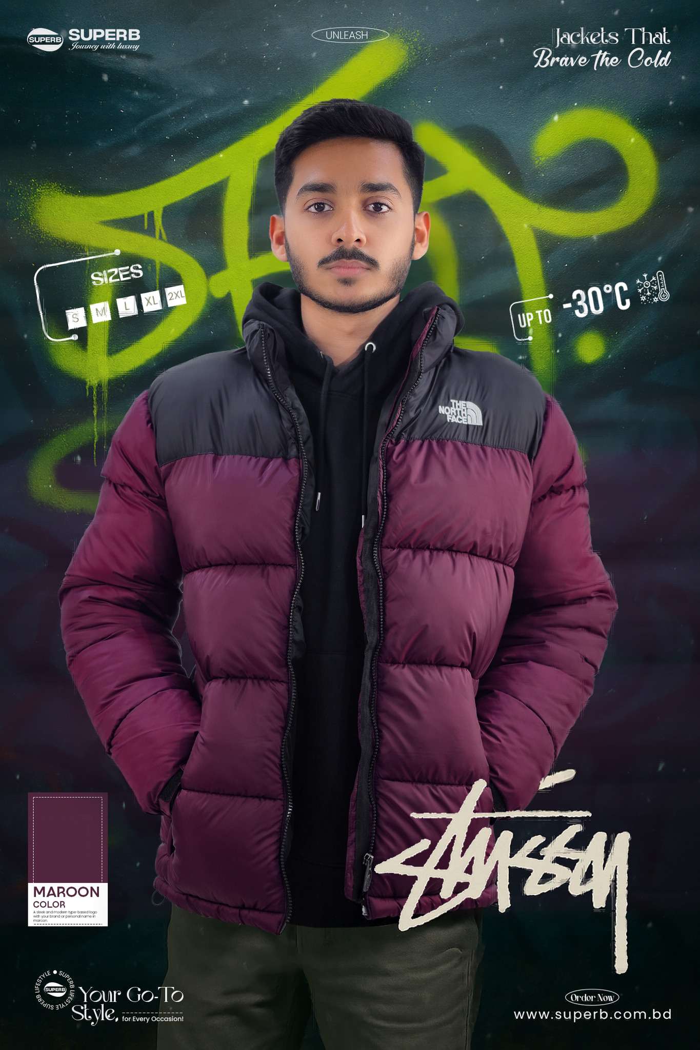 The North Face-1996 Retro Nuptse Jacket - 700™ Series || Superb