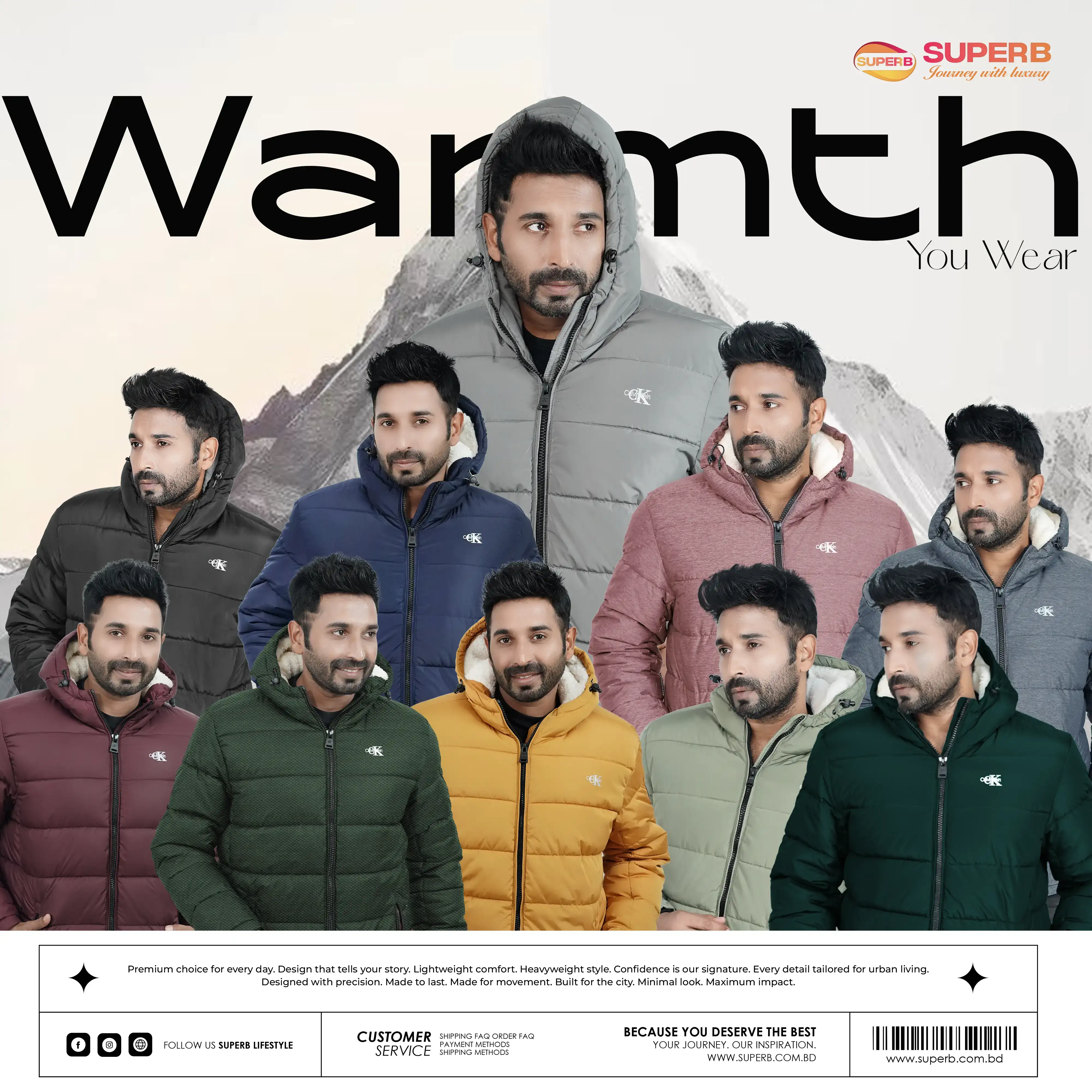 Calvin Klein Premium Sherpa Padding Jacket – Quilted Winter Hooded Outerwear || Superb